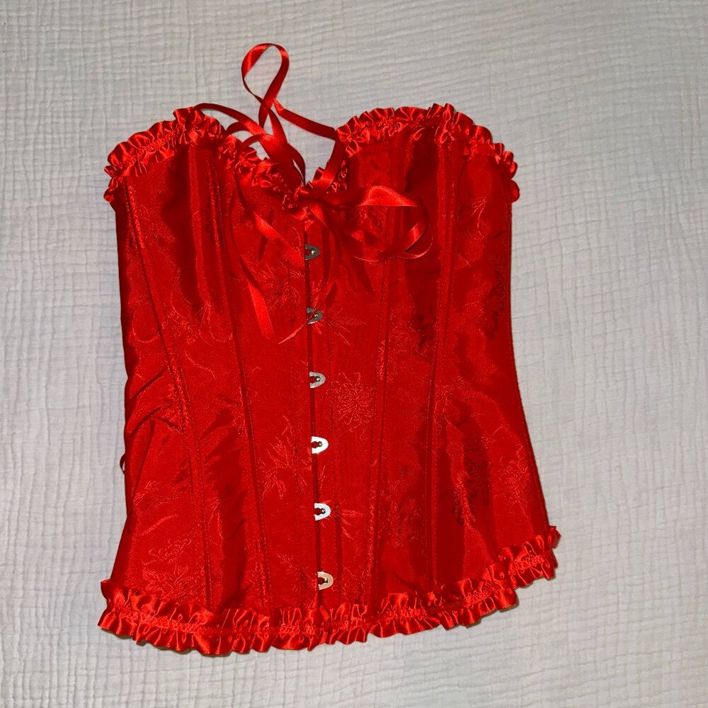 Amazon red corset (small)